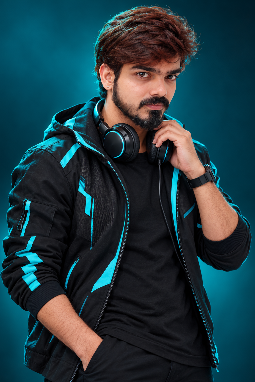DJ VJ artist portrait